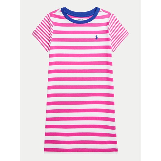 Polo Ralph Lauren Sukienka codzienna 313957122002 Różowy Regular Fit ze sklepu MODIVO w kategorii Sukienki dziewczęce - zdjęcie 182681814