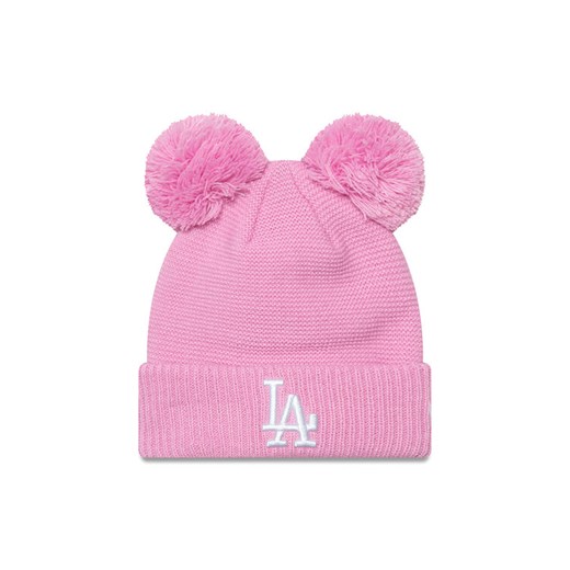 New Era Czapka Wmns Double Pom 60565279 Różowy ze sklepu MODIVO w kategorii Czapki zimowe damskie - zdjęcie 182681820
