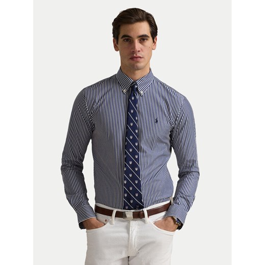 Polo Ralph Lauren Koszula 710929346017 Niebieski Custom Fit ze sklepu MODIVO w kategorii Koszule męskie - zdjęcie 182681874