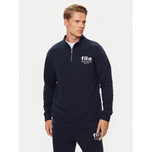 Fila Bluza FAM0660 Granatowy Regular Fit ze sklepu MODIVO w kategorii Bluzy męskie - zdjęcie 182681880