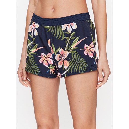 Roxy Szorty plażowe ERJBS03233 Granatowy Regular Fit ze sklepu MODIVO w kategorii Odzież plażowa - zdjęcie 182681881