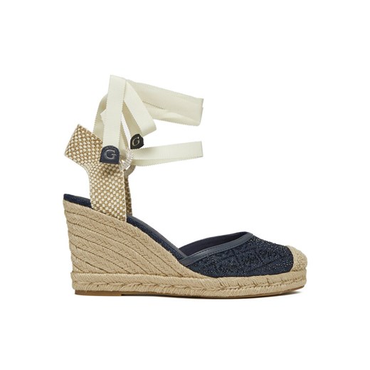Guess Espadryle FLJCRN DEN04 Granatowy ze sklepu MODIVO w kategorii Espadryle damskie - zdjęcie 182681890