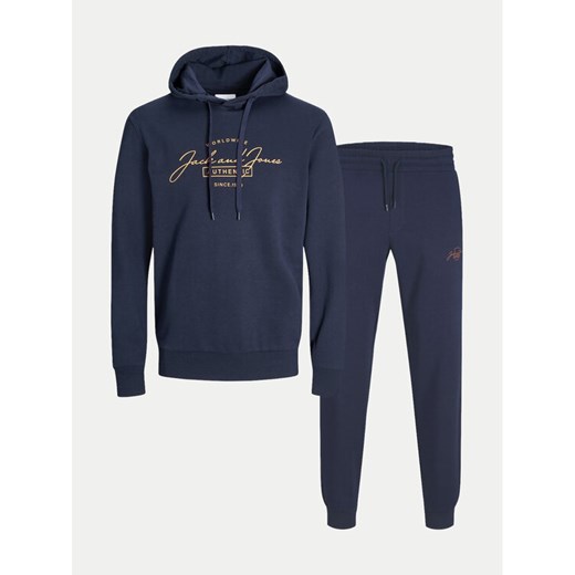 Jack&Jones Dres Ferris 12266296 Granatowy Standard Fit ze sklepu MODIVO w kategorii Dresy męskie - zdjęcie 182681931