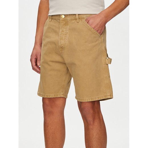 Jack&Jones Szorty jeansowe Jjitony 12252814 Brązowy Loose Fit ze sklepu MODIVO w kategorii Spodenki męskie - zdjęcie 182681954