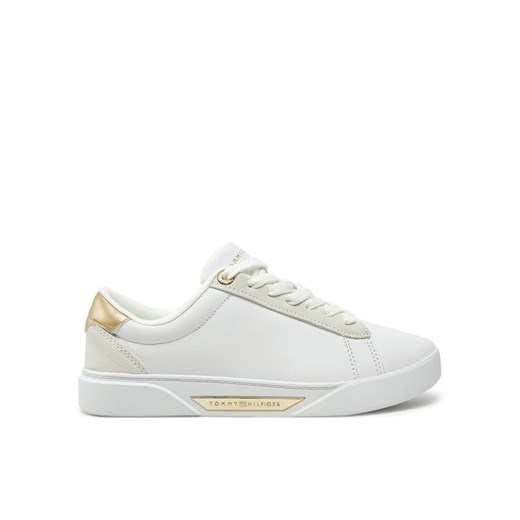 Tommy Hilfiger Sneakersy Chic Court Sneaker FW0FW08382 Biały ze sklepu MODIVO w kategorii Buty sportowe damskie - zdjęcie 182681982