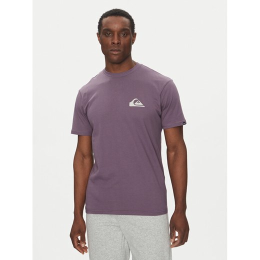 Quiksilver T-Shirt EQYZT08042 Fioletowy Regular Fit ze sklepu MODIVO w kategorii T-shirty męskie - zdjęcie 182682021