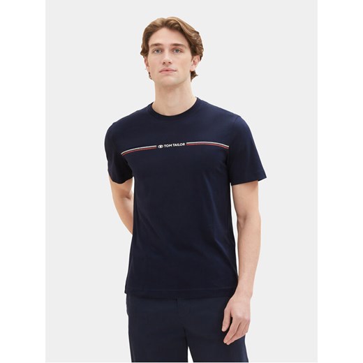 Tom Tailor T-Shirt 1037803 Granatowy Regular Fit ze sklepu MODIVO w kategorii T-shirty męskie - zdjęcie 182682031