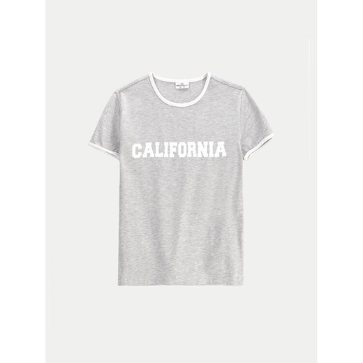 Coccodrillo T-Shirt WC5143229VGA Szary Regular Fit ze sklepu MODIVO w kategorii Bluzki dziewczęce - zdjęcie 182682044