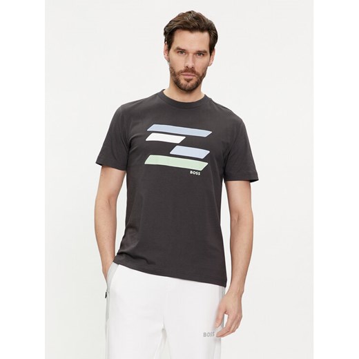 Boss T-Shirt 50513005 Czarny Regular Fit ze sklepu MODIVO w kategorii T-shirty męskie - zdjęcie 182682062