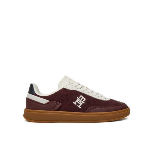 Tommy Hilfiger Sneakersy Heritage Sneaker Perf FW0FW08380 Bordowy Tommy Hilfiger 41 MODIVO