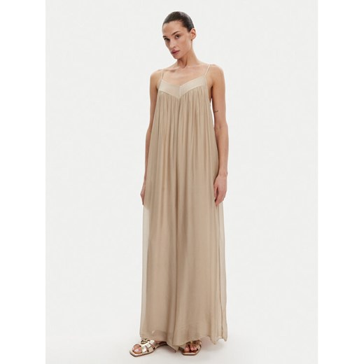 ViCOLO Kombinezon TD0588 Beżowy Relaxed Fit ze sklepu MODIVO w kategorii Kombinezony damskie - zdjęcie 182682103