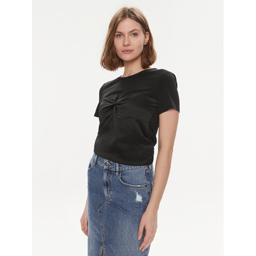 Sisley T-Shirt 3LRJL104Z Czarny Regular Fit ze sklepu MODIVO w kategorii Bluzki damskie - zdjęcie 182682113