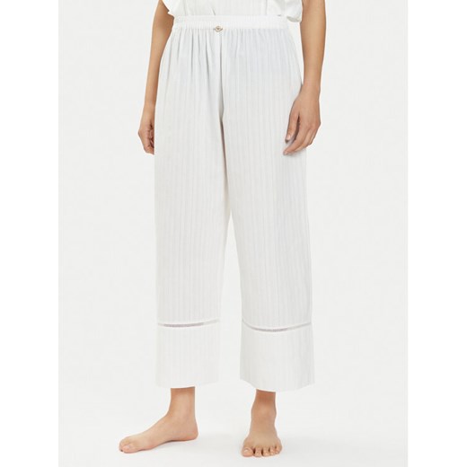 Emporio Armani Underwear Spodnie piżamowe 164834 4R244 92810 Biały Relaxed Fit ze sklepu MODIVO w kategorii Piżamy damskie - zdjęcie 182682114