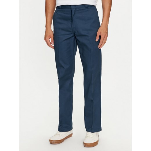 Dickies Spodnie materiałowe 874 Work DK0A4XK6 Niebieski Regular Fit ze sklepu MODIVO w kategorii Spodnie męskie - zdjęcie 182682124