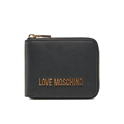 LOVE MOSCHINO Mały Portfel Damski JC5639PP1MLD0000 Czarny ze sklepu MODIVO w kategorii Portfele damskie - zdjęcie 182682132
