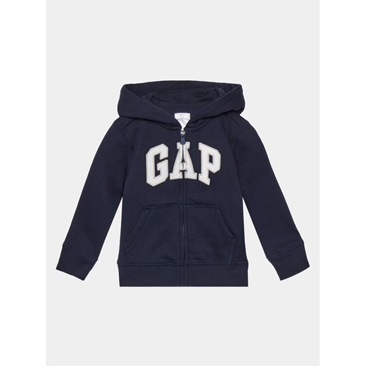Gap Bluza 619017-01 Granatowy Regular Fit ze sklepu MODIVO w kategorii Bluzy chłopięce - zdjęcie 182682134
