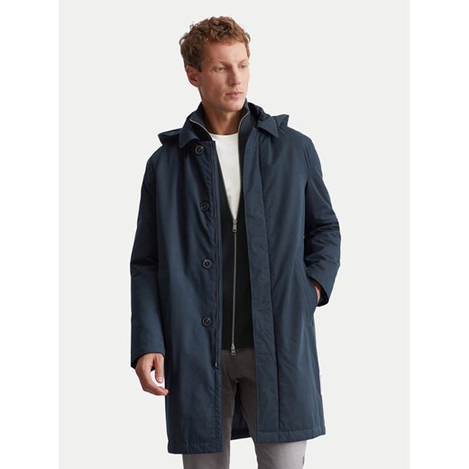 Marc O'Polo Płaszcz przejściowy 428 1056 71020 Granatowy Regular Fit ze sklepu MODIVO w kategorii Płaszcze męskie - zdjęcie 182682141