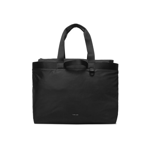 Calvin Klein Torba Ck Est Nylon Shopper K50K512117 Czarny ze sklepu MODIVO w kategorii Torby Shopper bag - zdjęcie 182682263