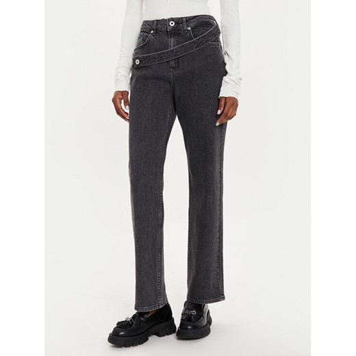 Karl Lagerfeld Jeans Jeansy 245J1112 Szary Straight Fit 28_32 MODIVO