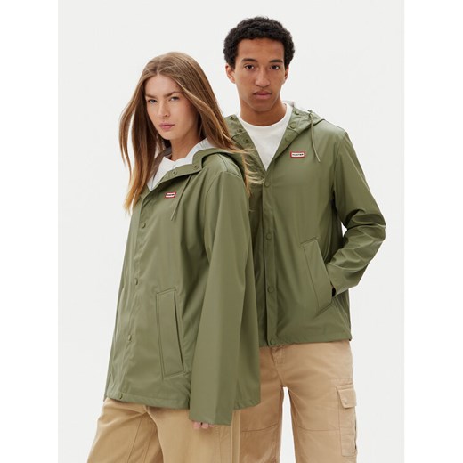 Hunter Kurtka przeciwdeszczowa Izzy Unisex HARU0012251 Khaki Regular Fit ze sklepu MODIVO w kategorii Kurtki damskie - zdjęcie 182682290