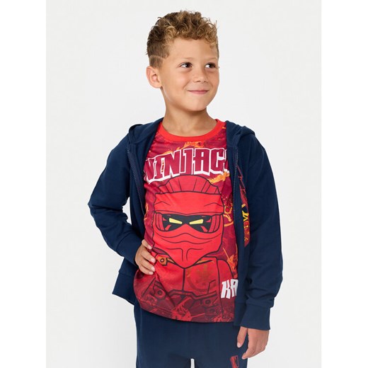 LEGO Bluza Saku 12011410 Granatowy Regular Fit ze sklepu MODIVO w kategorii Bluzy chłopięce - zdjęcie 182682334