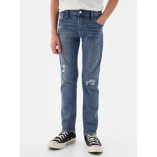 Gap Jeansy 891286-00 Niebieski Slim Fit ze sklepu MODIVO w kategorii Spodnie chłopięce - zdjęcie 182682401