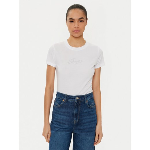 BOSS T-Shirt C_Esogo_2 50538826 Biały Regular Fit ze sklepu MODIVO w kategorii Bluzki damskie - zdjęcie 182682424