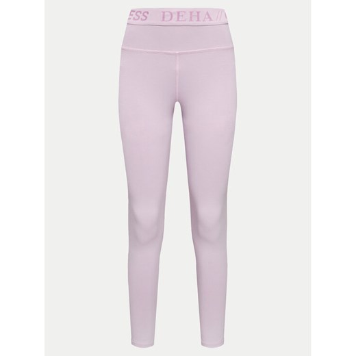 Deha Legginsy A00118 Fioletowy Skinny Fit ze sklepu MODIVO w kategorii Spodnie damskie - zdjęcie 182682433