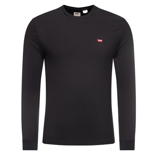 Levi's® Longsleeve Housemark Tee 72848-0009 Czarny Regular Fit ze sklepu MODIVO w kategorii T-shirty męskie - zdjęcie 182682464