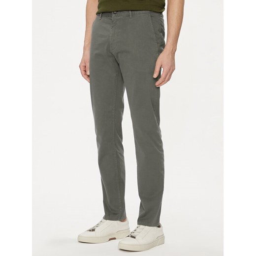 Boss Chinosy 50510933 Szary Slim Fit ze sklepu MODIVO w kategorii Spodnie męskie - zdjęcie 182682474