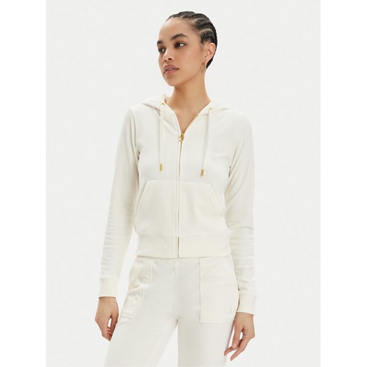 Juicy Couture Bluza Robertson JCAP176G Écru Slim Fit ze sklepu MODIVO w kategorii Bluzy damskie - zdjęcie 182682480