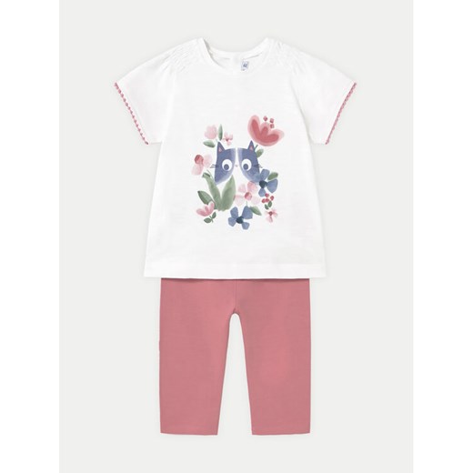 Mayoral Komplet t-shirt i legginsy 1736 Różowy Regular Fit ze sklepu MODIVO w kategorii Odzież dla niemowląt - zdjęcie 182682590