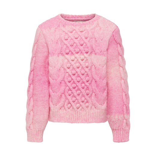 Kids ONLY Sweter 15296492 Różowy Regular Fit 122_128 MODIVO