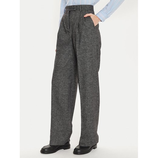 MAX&Co. Spodnie materiałowe 2426136064200 Szary Regular Fit ze sklepu MODIVO w kategorii Spodnie damskie - zdjęcie 182682672