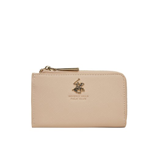 Beverly Hills Polo Club Portfel damski BHPC-W1-001-SS25 Beżowy ze sklepu MODIVO w kategorii Etui - zdjęcie 182682710