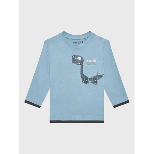 Blue Seven Bluzka 977612 Niebieski Regular Fit ze sklepu MODIVO w kategorii Kaftaniki i bluzki - zdjęcie 182682832
