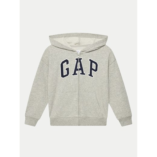 Gap Bluza 743966-03 Szary Regular Fit ze sklepu MODIVO w kategorii Bluzy chłopięce - zdjęcie 182682841