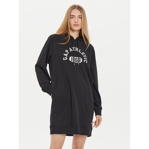 Gap Sukienka dzianinowa 498949-03 Czarny Relaxed Fit ze sklepu MODIVO w kategorii Sukienki - zdjęcie 182682860