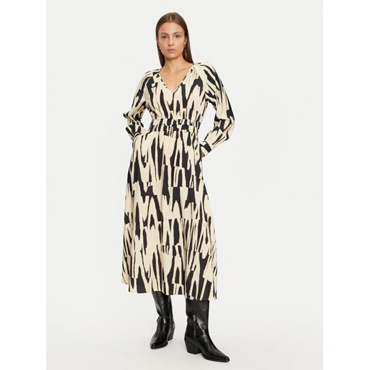 ONLY Sukienka codzienna Mila 15329677 Beżowy Regular Fit ze sklepu MODIVO w kategorii Sukienki - zdjęcie 182682893