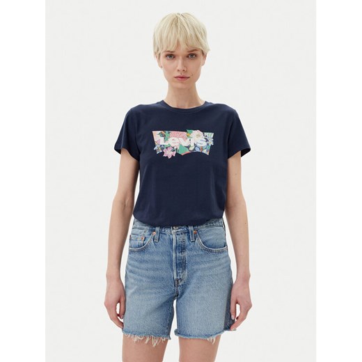 Levi's® T-Shirt A2086-0361 Granatowy Standard Fit ze sklepu MODIVO w kategorii Bluzki damskie - zdjęcie 182682944