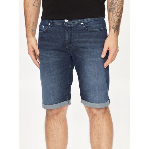 KARL LAGERFELD Szorty jeansowe 265820 542833 Granatowy Regular Fit ze sklepu MODIVO w kategorii Spodenki męskie - zdjęcie 182682951