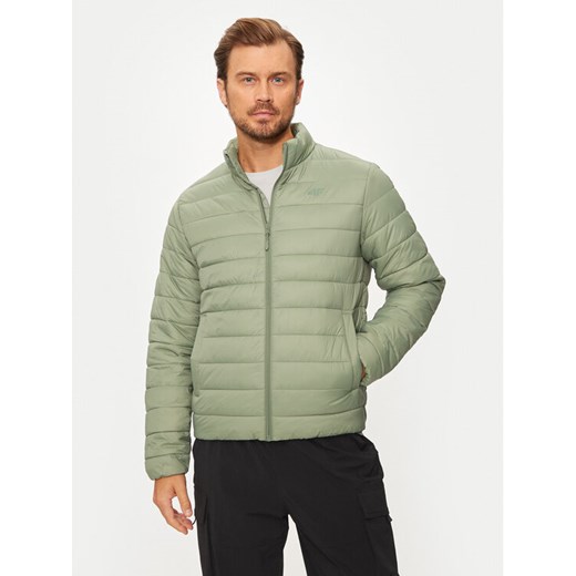 4F Kurtka zimowa 4FWAW24TDJAM483 Khaki Regular Fit ze sklepu MODIVO w kategorii Kurtki męskie - zdjęcie 182683083