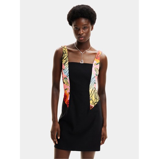 Desigual Sukienka letnia MONSIEUR CHRISTIAN LACROIX Marbella 24SWVW75 Czarny Desigual XL MODIVO