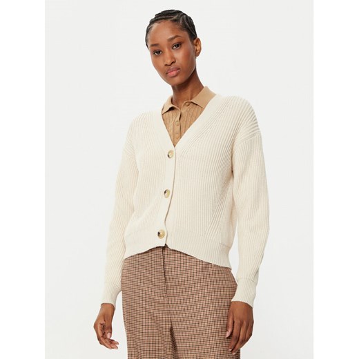 Weekend Max Mara Kardigan Nirvana 2515341051 Écru Regular Fit ze sklepu MODIVO w kategorii Swetry damskie - zdjęcie 182683114