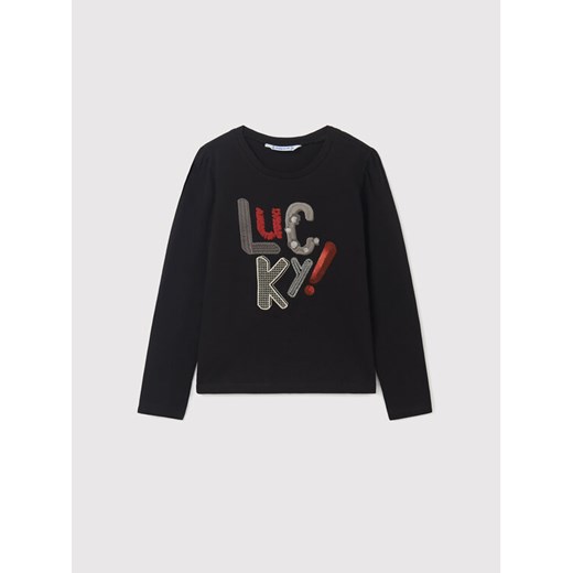 Mayoral Bluzka 7023 Czarny Regular Fit ze sklepu MODIVO w kategorii T-shirty chłopięce - zdjęcie 182683122