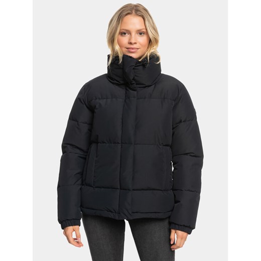 Roxy Kurtka puchowa Winter Rebel Jk Otlr ERJJK03556 Czarny Regular Fit ze sklepu MODIVO w kategorii Kurtki damskie - zdjęcie 182683140