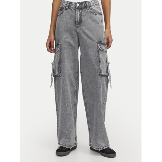 JJXX Jeansy Tokyo 12267831 Szary Wide Leg ze sklepu MODIVO w kategorii Jeansy damskie - zdjęcie 182683211