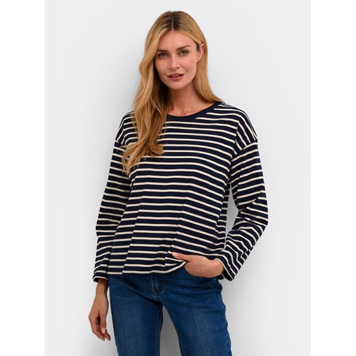 Kaffe Bluzka Winny 10507727 Granatowy Regular Fit ze sklepu MODIVO w kategorii Bluzki damskie - zdjęcie 182683240