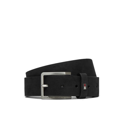 Tommy Hilfiger Pasek Męski Oliver Nubuck 3.5 AM0AM13019 Czarny ze sklepu MODIVO w kategorii Paski męskie - zdjęcie 182683304
