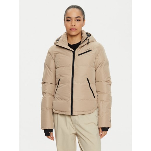 Protest Kurtka narciarska Lucid 6610244 Beżowy Slim Fit ze sklepu MODIVO w kategorii Kurtki damskie - zdjęcie 182683393